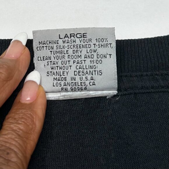 Vintage 1996 Independence Day Movie T-Shirt Stanley DeSantis Made in USA Large - Picture 9 of 11